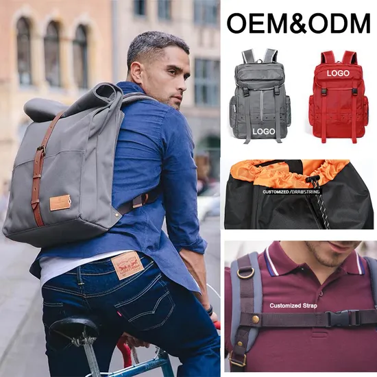 Guangzhou Großhandel Designer Reise Laptop Student Schultasche Rucksack