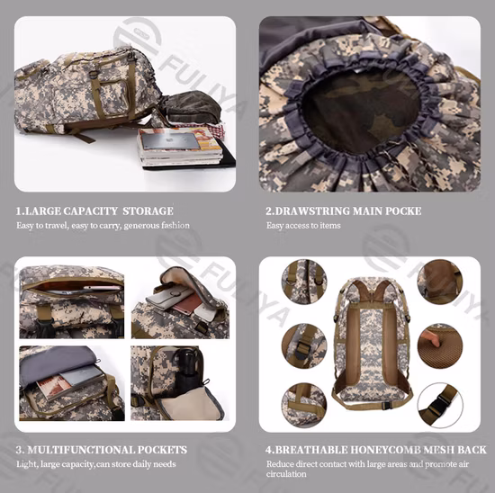 Outdoor-Kletter-Wanderrucksack, Reisen, Multicam, taktischer Militärrucksack